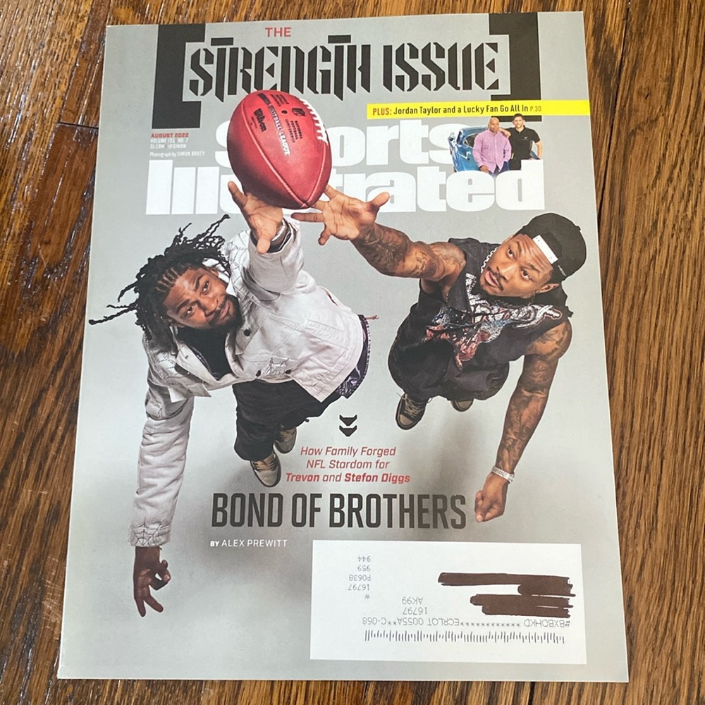 Sports Illustrated Magazine - August 2022 - Trevon & Stefon Diggs - NFL football